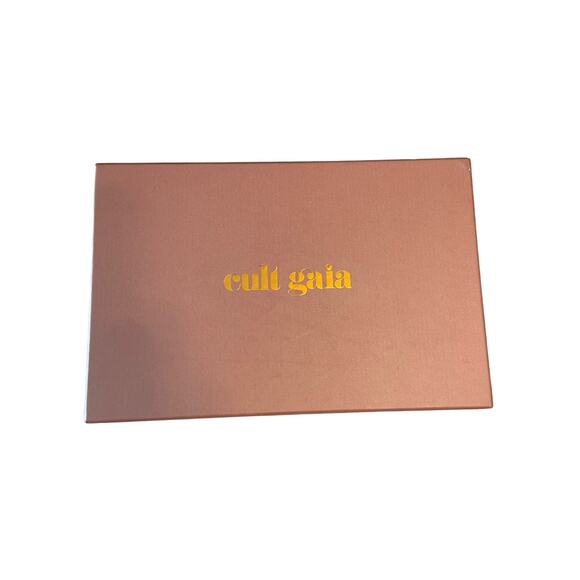 Cult Gaia Rene Cutout Sculpted Illusion Heel Sandal Square Toe Leather Size 35.5 - Picture 12 of 13